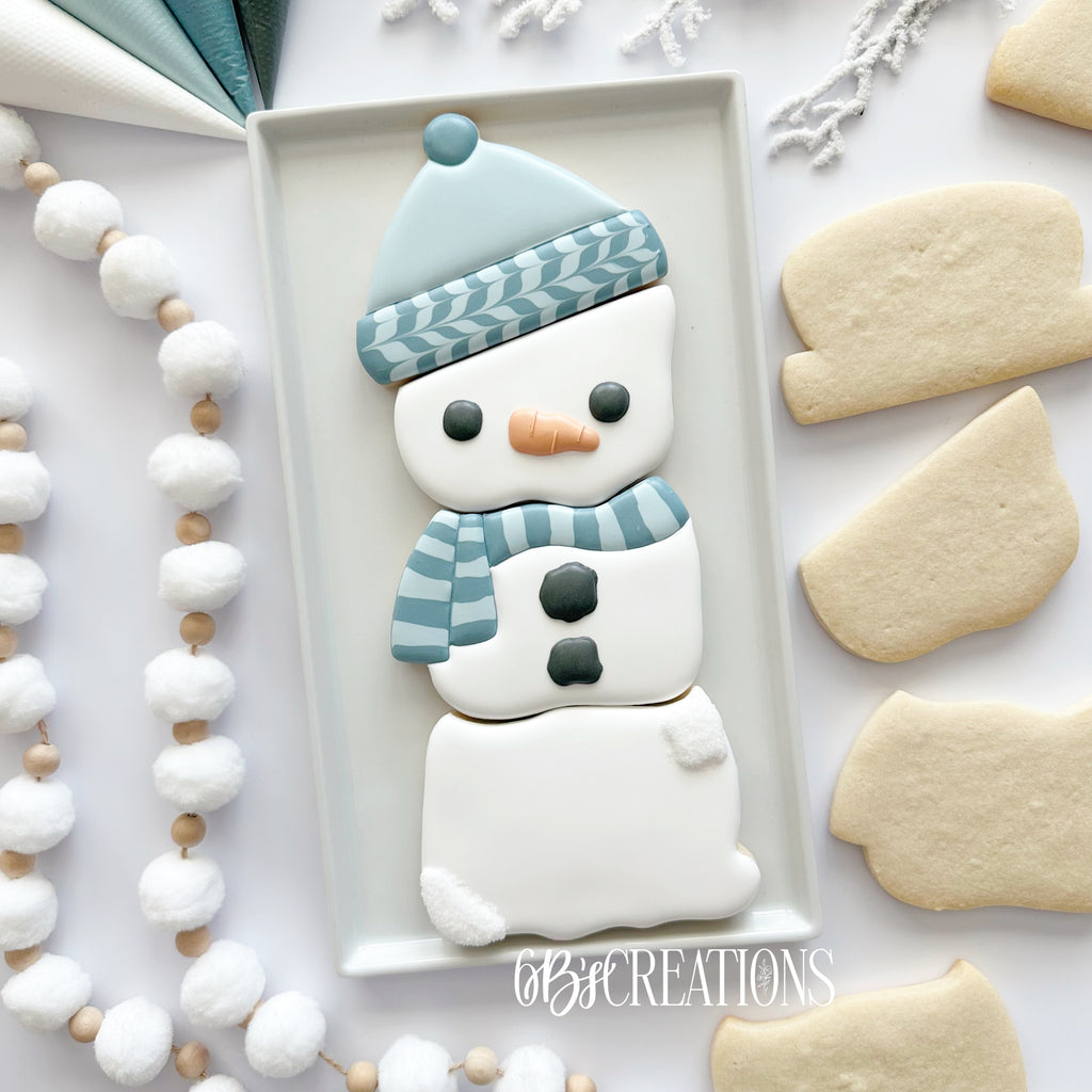 Build a Snowman - Stencils (1 pack - scarf)