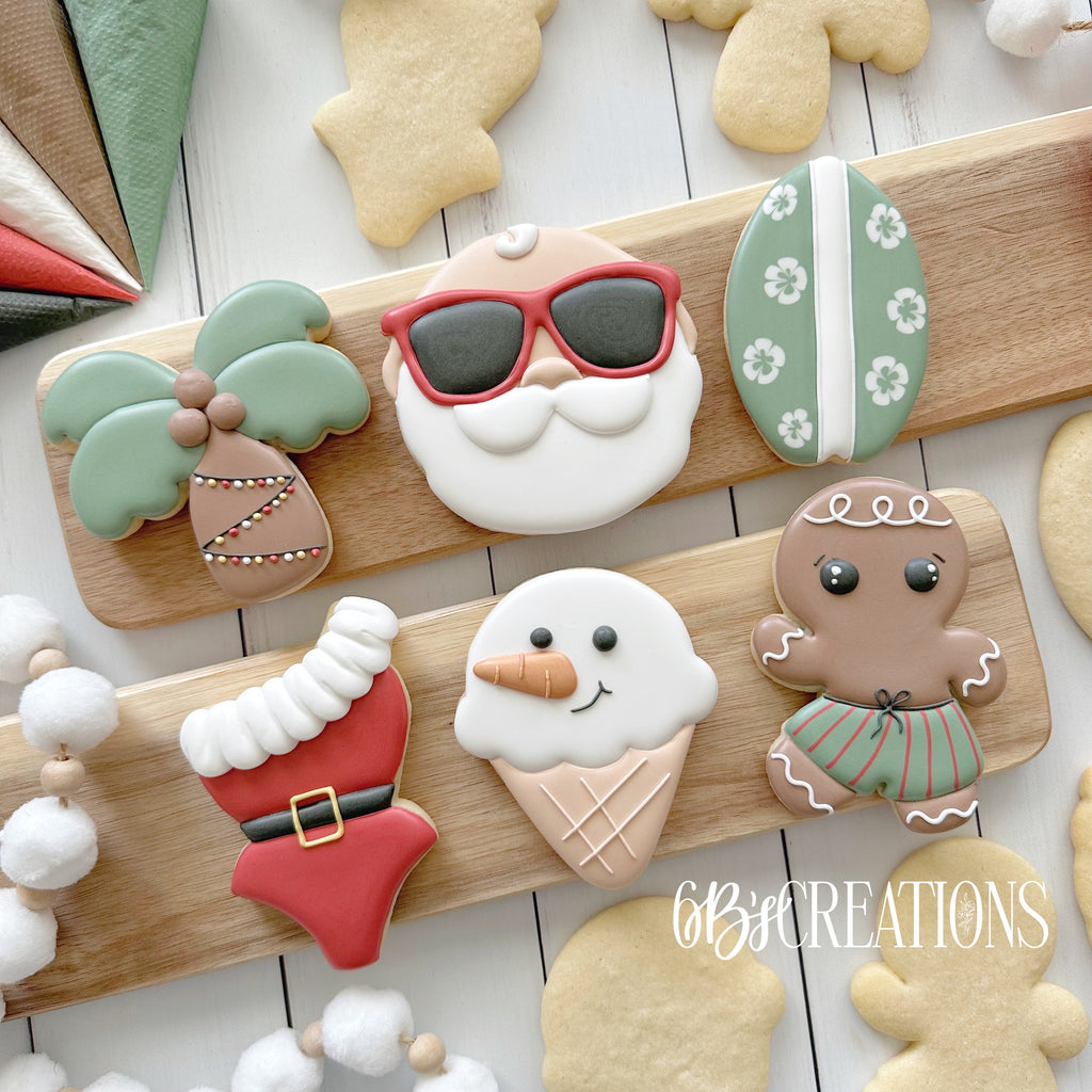 Christmas in July - Stencils (6 pack - for all cookies)