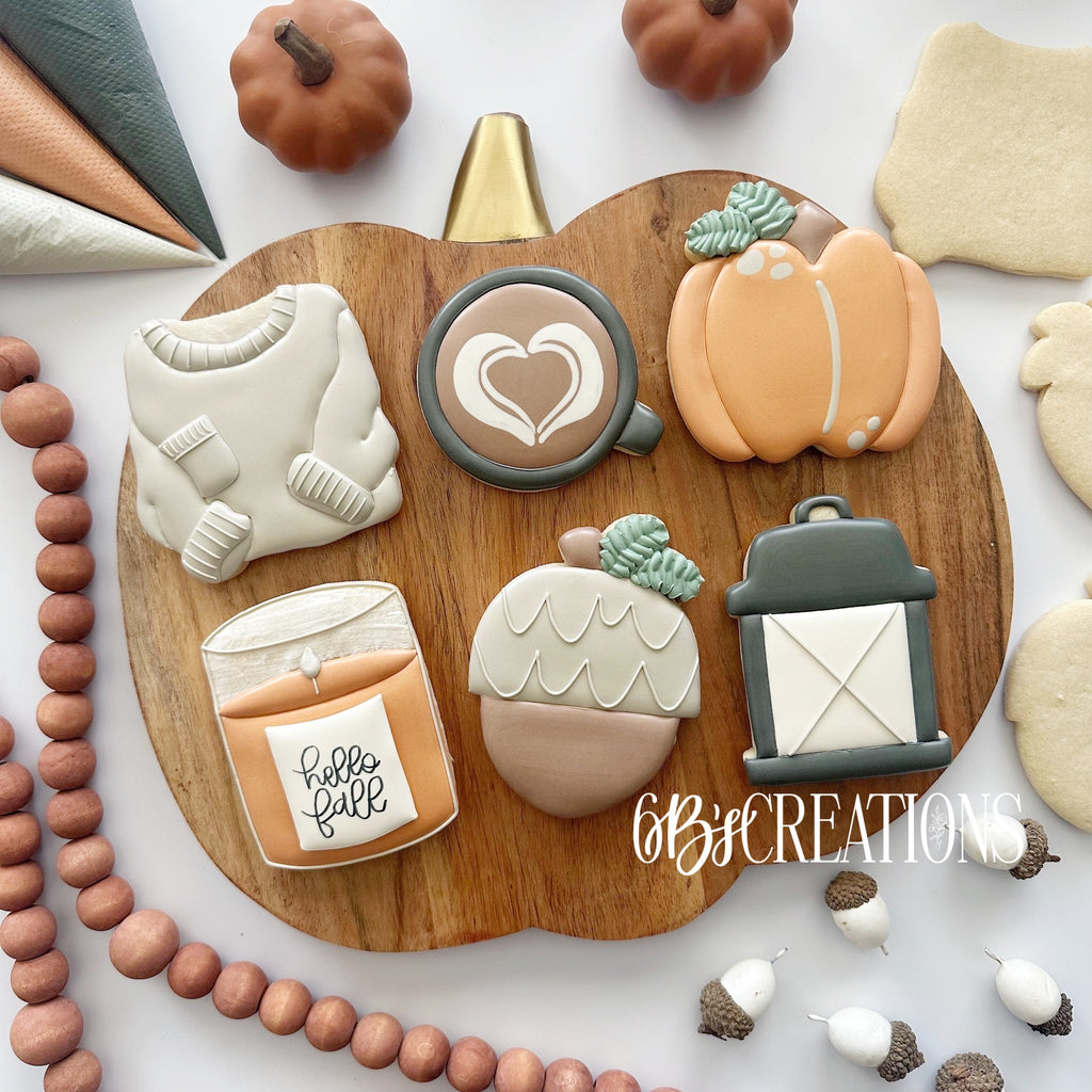 Cozy Fall - Stencils (6 pack - for all cookies)