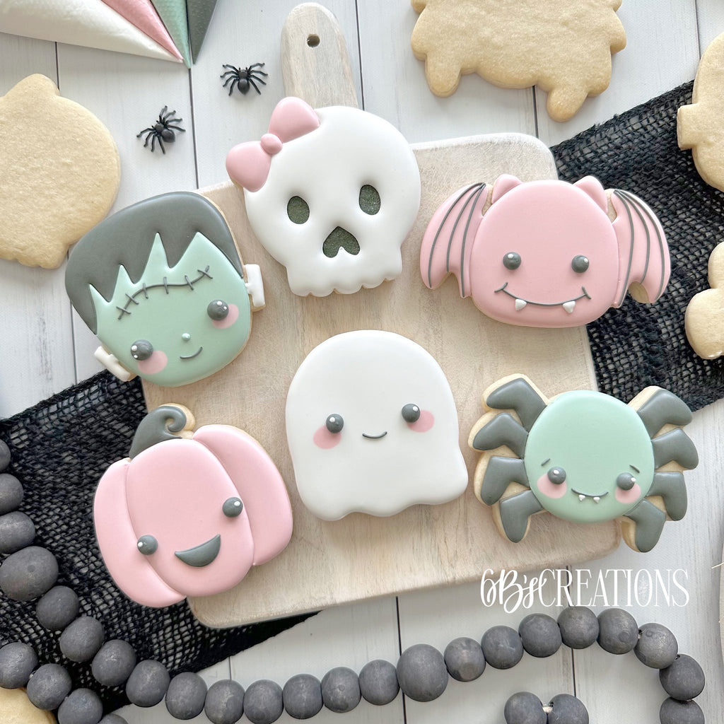 Cute Halloween 2023 - Stencils (5 pack - all but the ghost cookie)