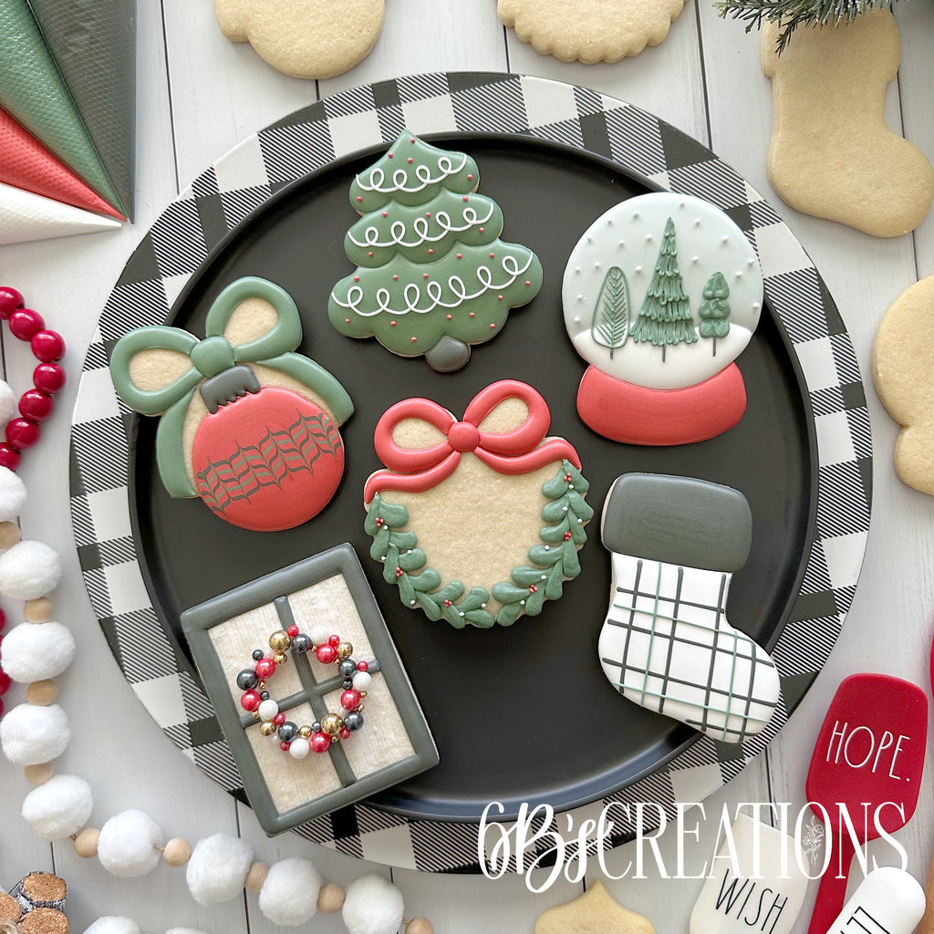 Farmhouse Christmas 2023 - Stencils (5 pack - all but the stocking cookie)