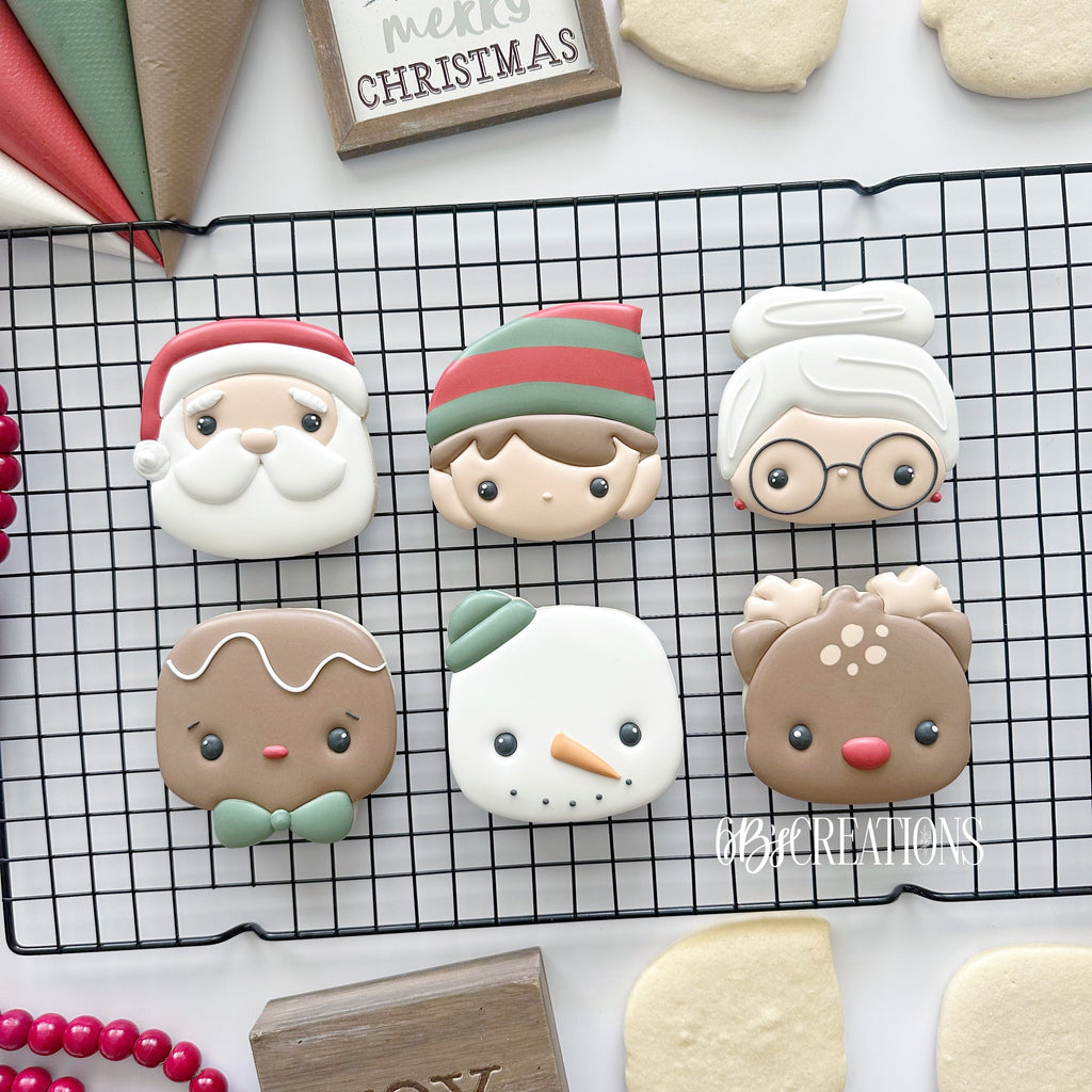 Santa & Crew 2025 - Stencils (6 pack - all cookies)
