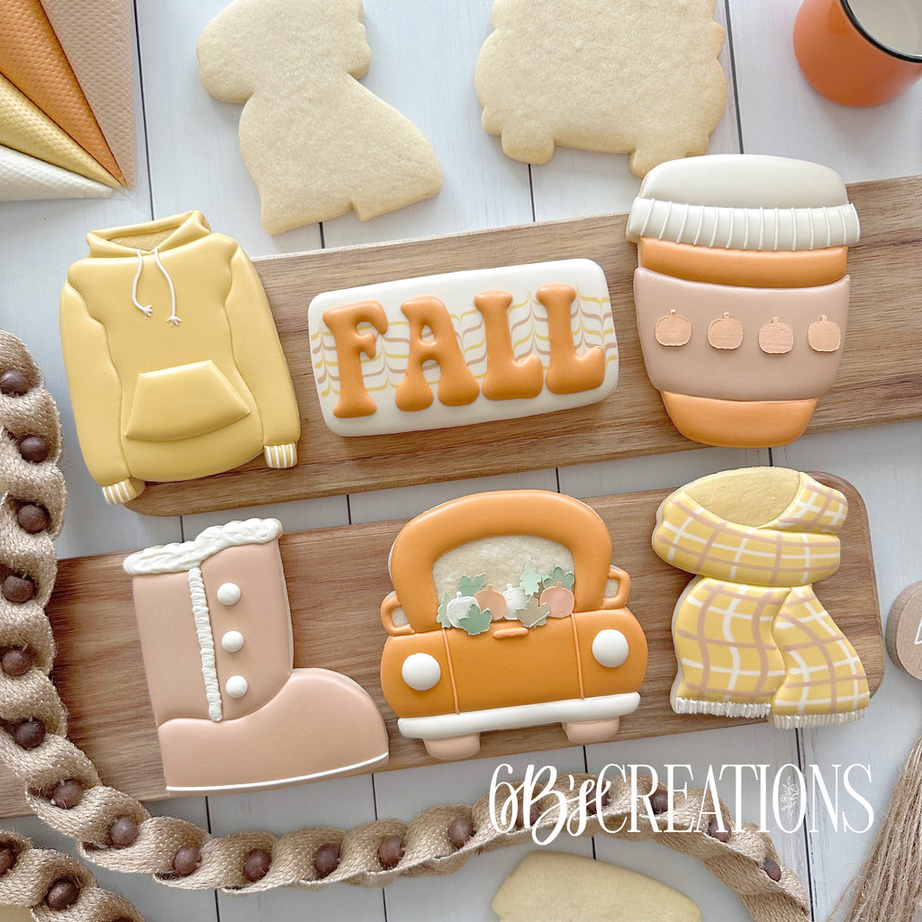 Sweater Weather 2023 - Stencils (5 pack - all but the FALL plaque cookie)