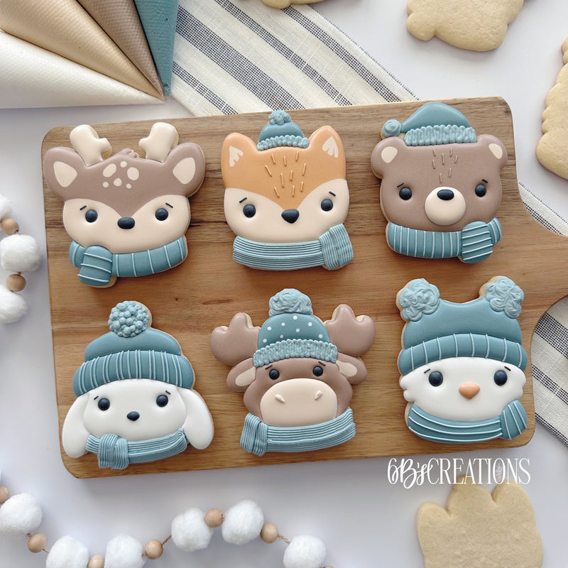 Winter Friends 2025 - Stencils (6 pack - all cookies)
