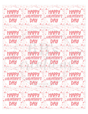 Happy Valentine's Day Heart Tags