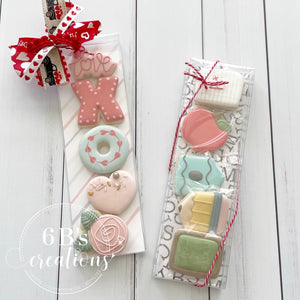3" X 10" X 3/4" Clear Cookie Box - Set of 25