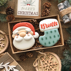 Christmas 2 Cookie Boxed Sets - Stocking