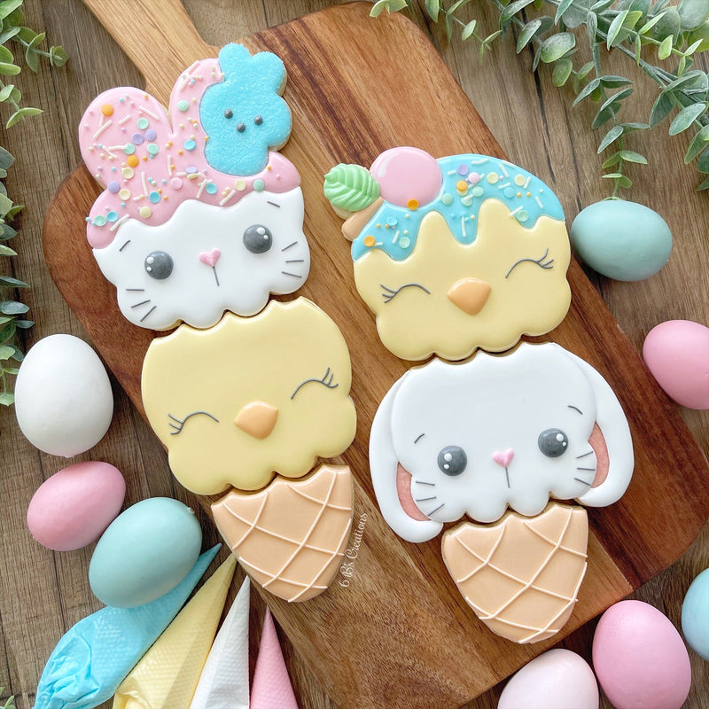 Easter Ice Cream Cookie Set