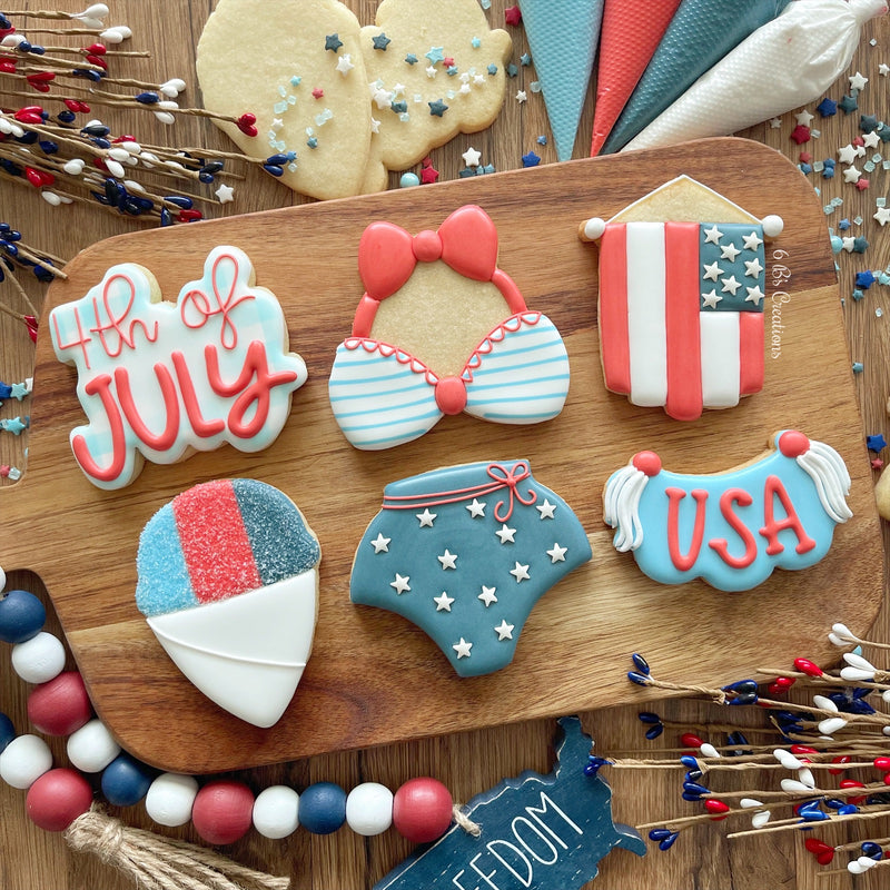 4th of July DIY Cookie Kits - Pick up Friday, June 25th - 5:00-6:00 PM